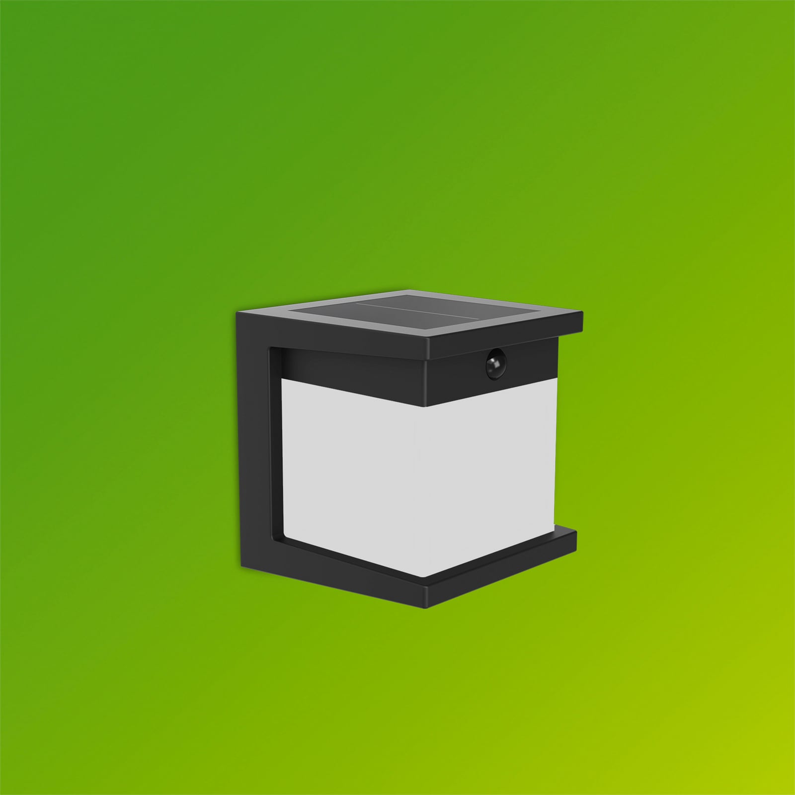 Philips LED-sončna stenska svetilka Diara, črna, s senzorjem, IP44