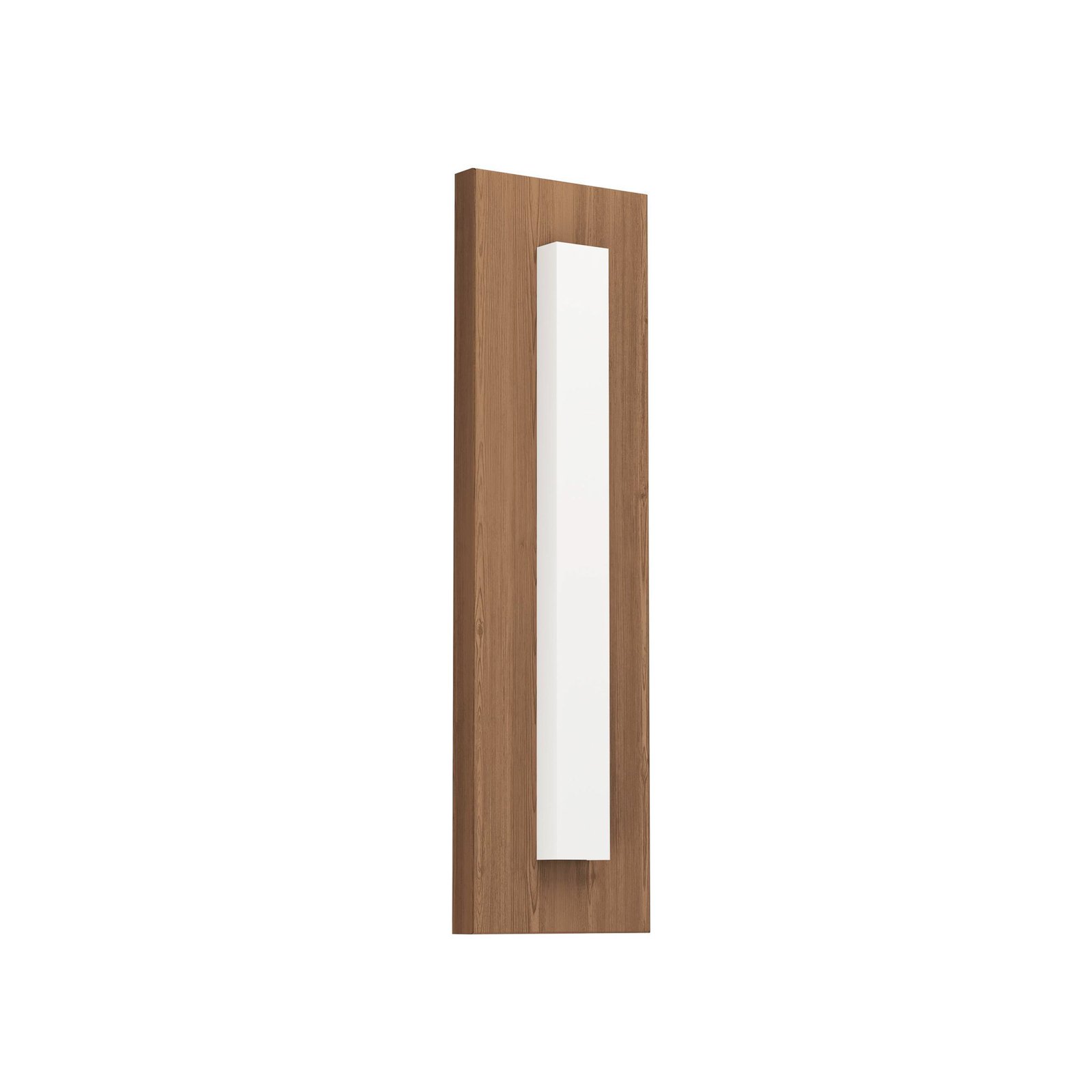 Bitetto LED outdoor wall light, wooden optic