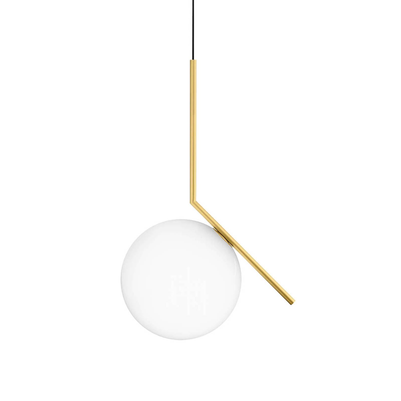 FLOS IC S2 Designer-Hängeleuchte, Messing