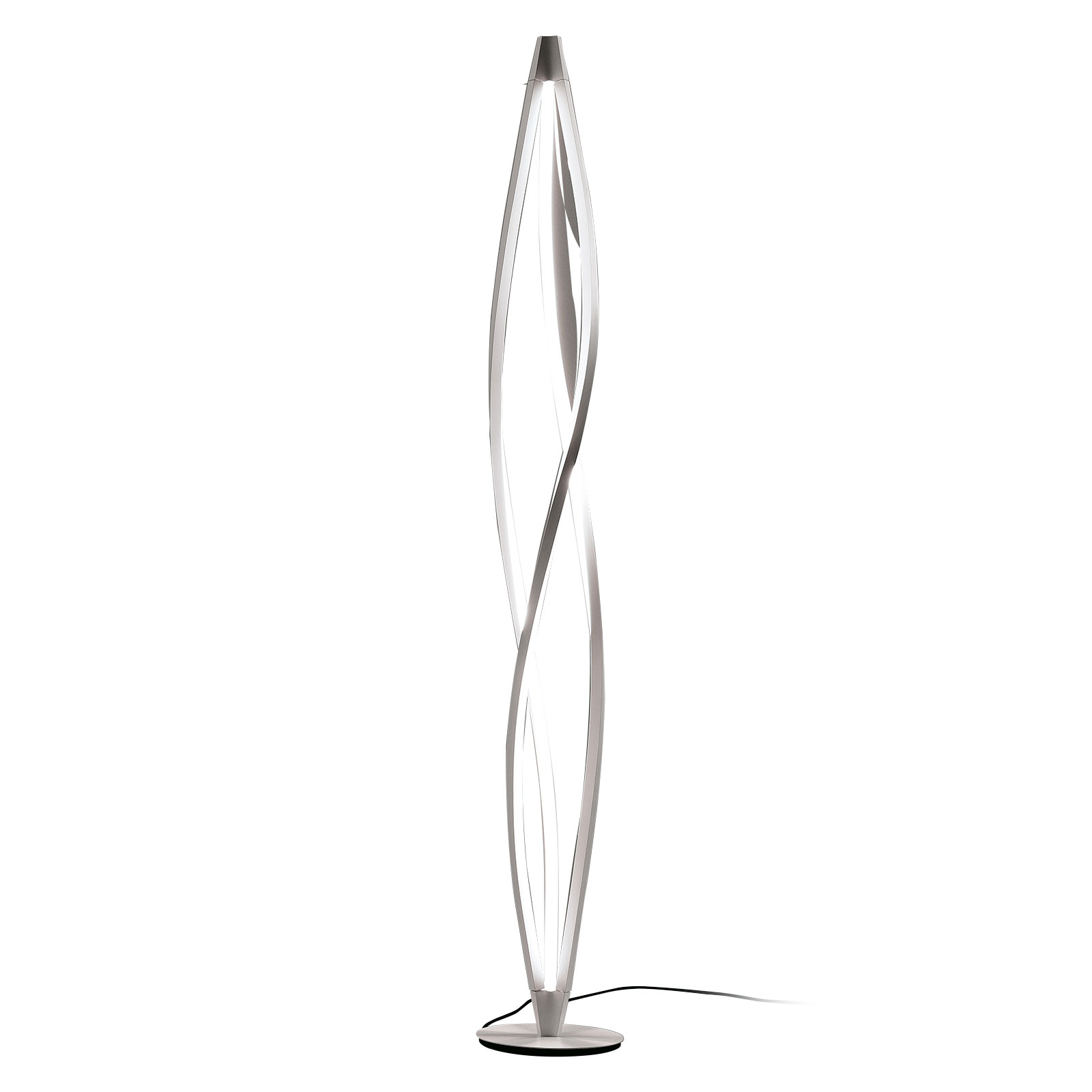 Nemo In The Wind floor lamp 2,700K white lacquered