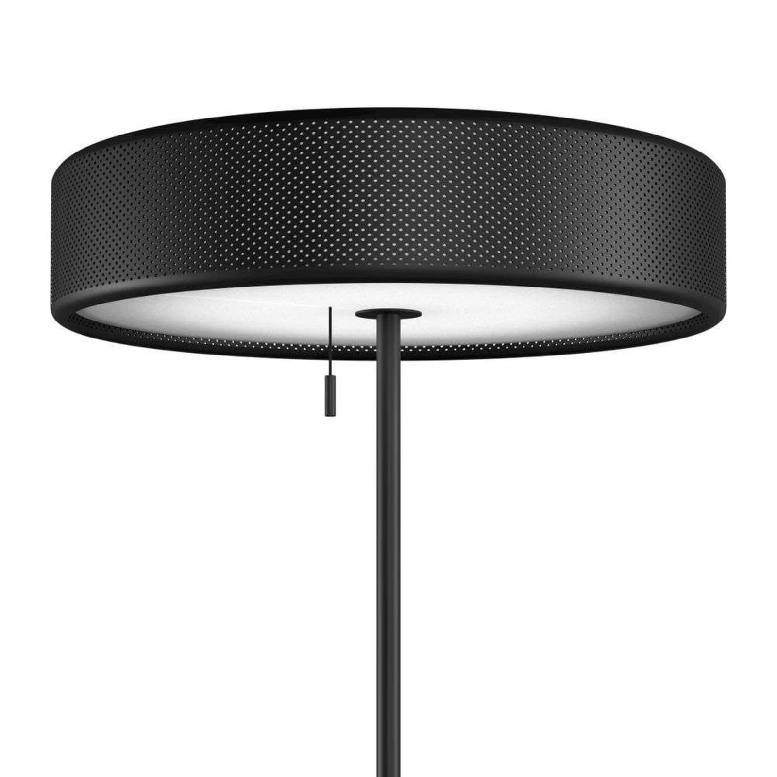 Grain Stehleuchte L Matt Black Herstal - Wohnzimmer - Metall