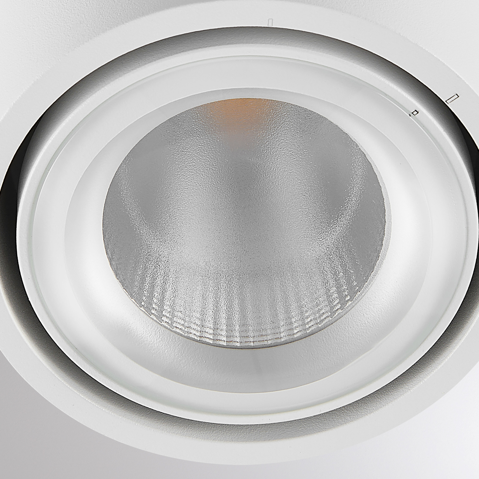 LED-utomhustaklampa MAG MINI, vit, Ø 9 cm, CCT, dimbar, IP44