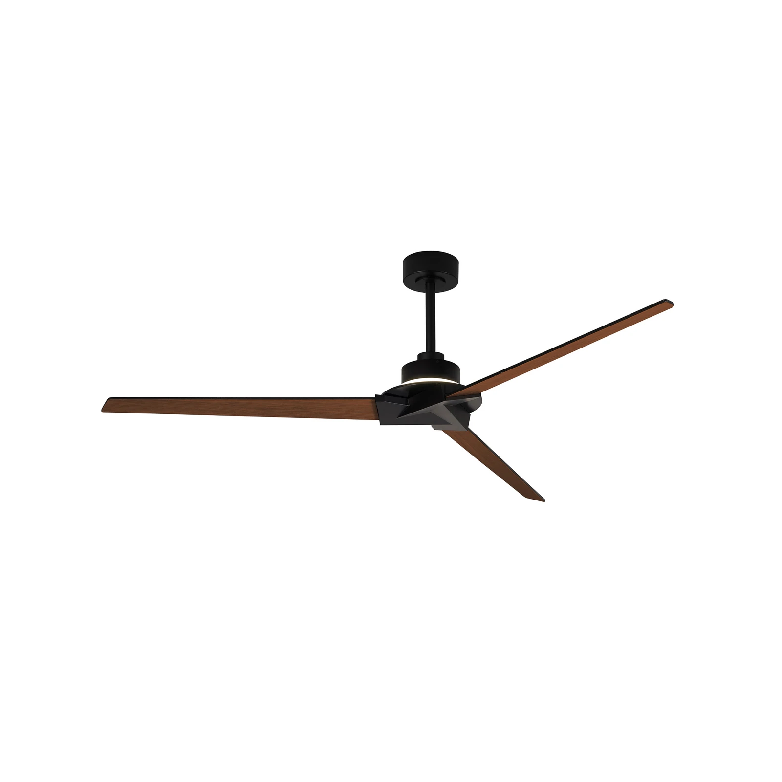 LED-Deckenventilator Brisa schwarz/holz DC leise 175 cm CCT