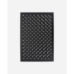 HDBraid doormat, black, 90 x 60 cm, rubber - House Doctor