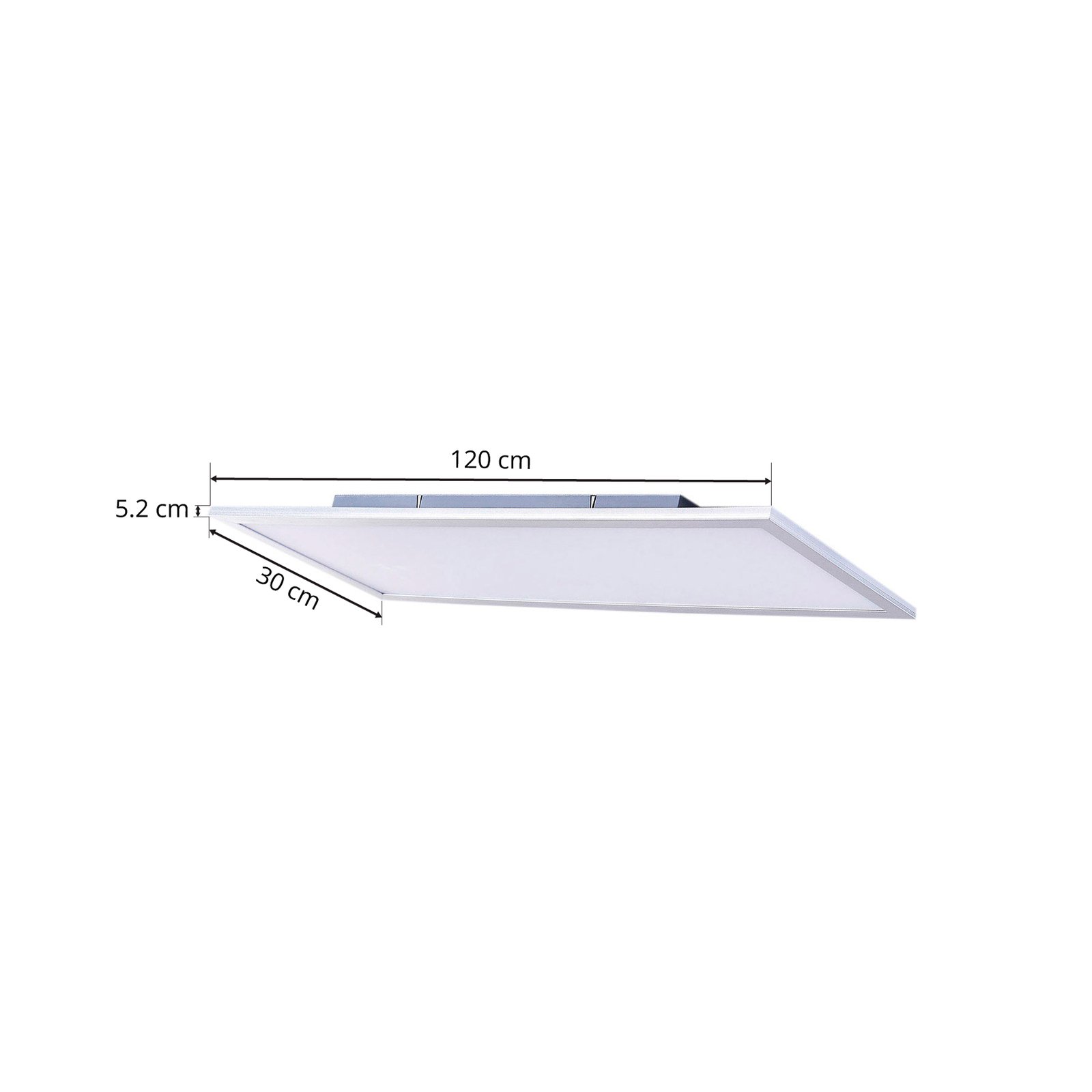 Livel LED taklampa CCT 120x30 Vit/Silver - Lindby