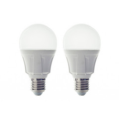 Lámparas LED Lindby, E27, 11 W, opal, 3000 K, juego de 2