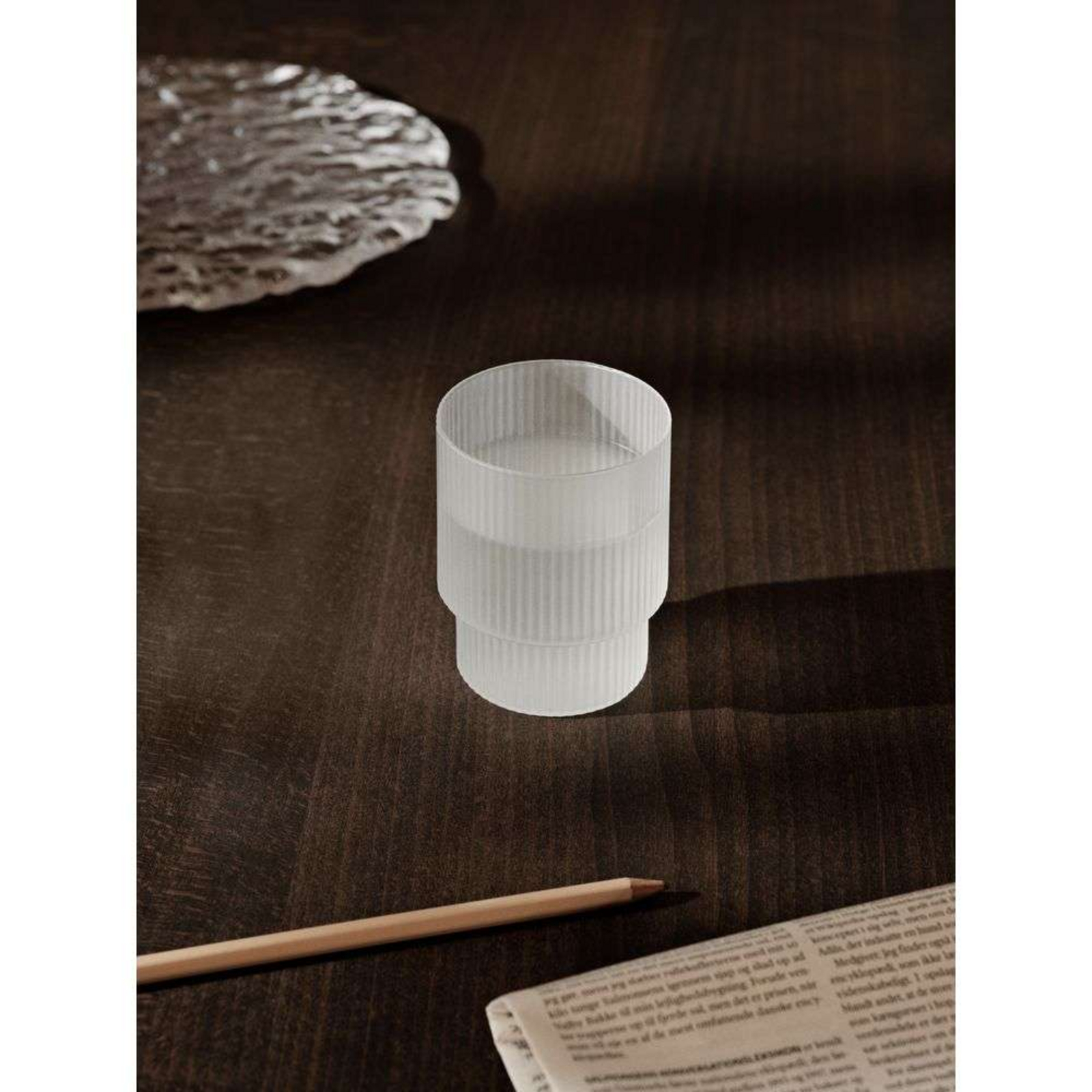 Ripple Glasses Set of 4 Frosted - Ferm Living