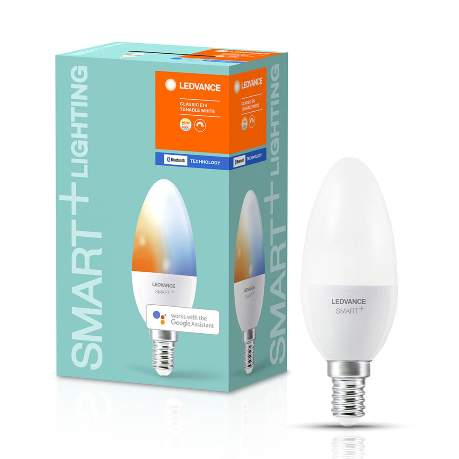 LEDVANCE SMART+Bluetooth E14 svíčka matná 4,9W CCT