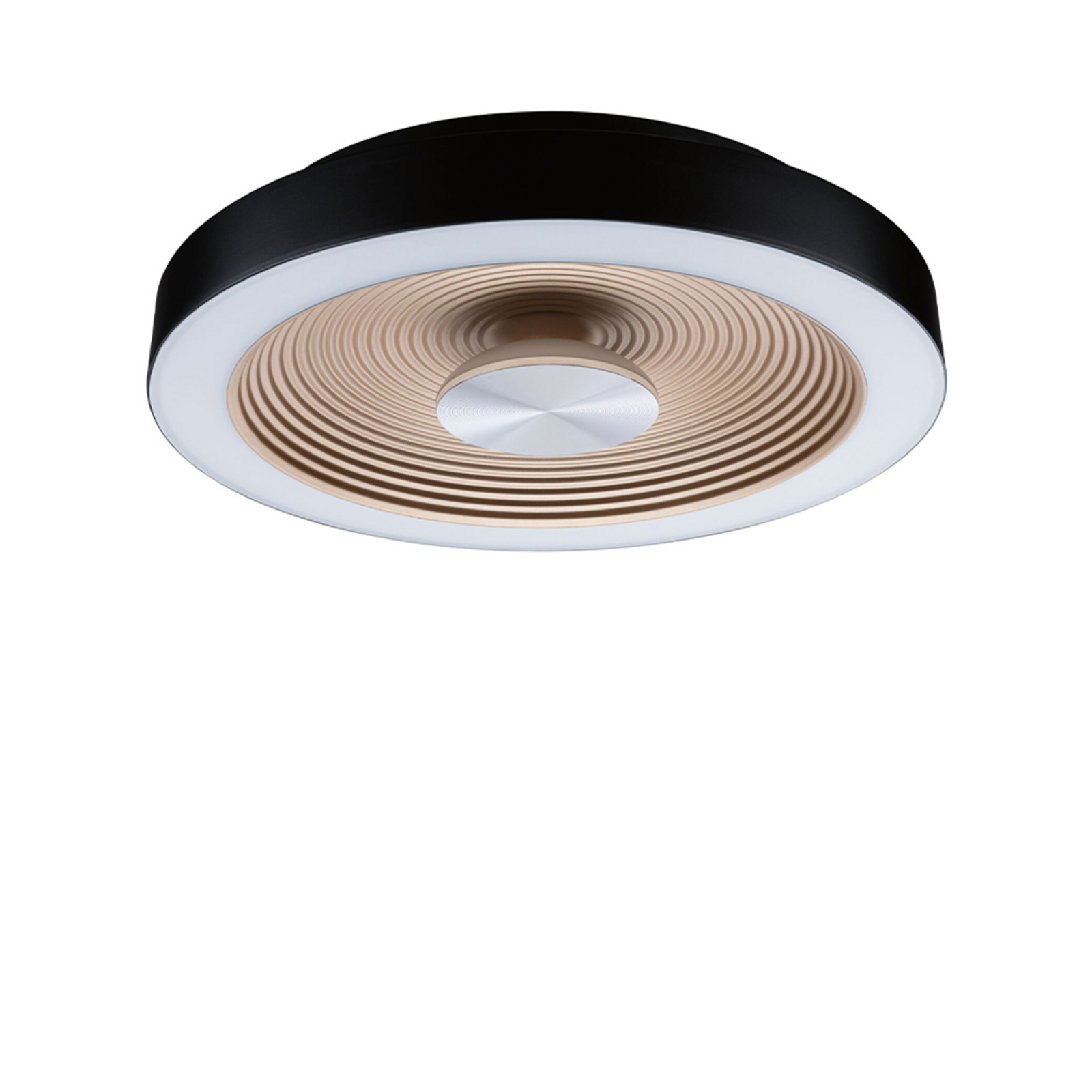 Volea LED Lámpara de Techo Ø32 IP44 Dim. Negro/Oro - Paulmann