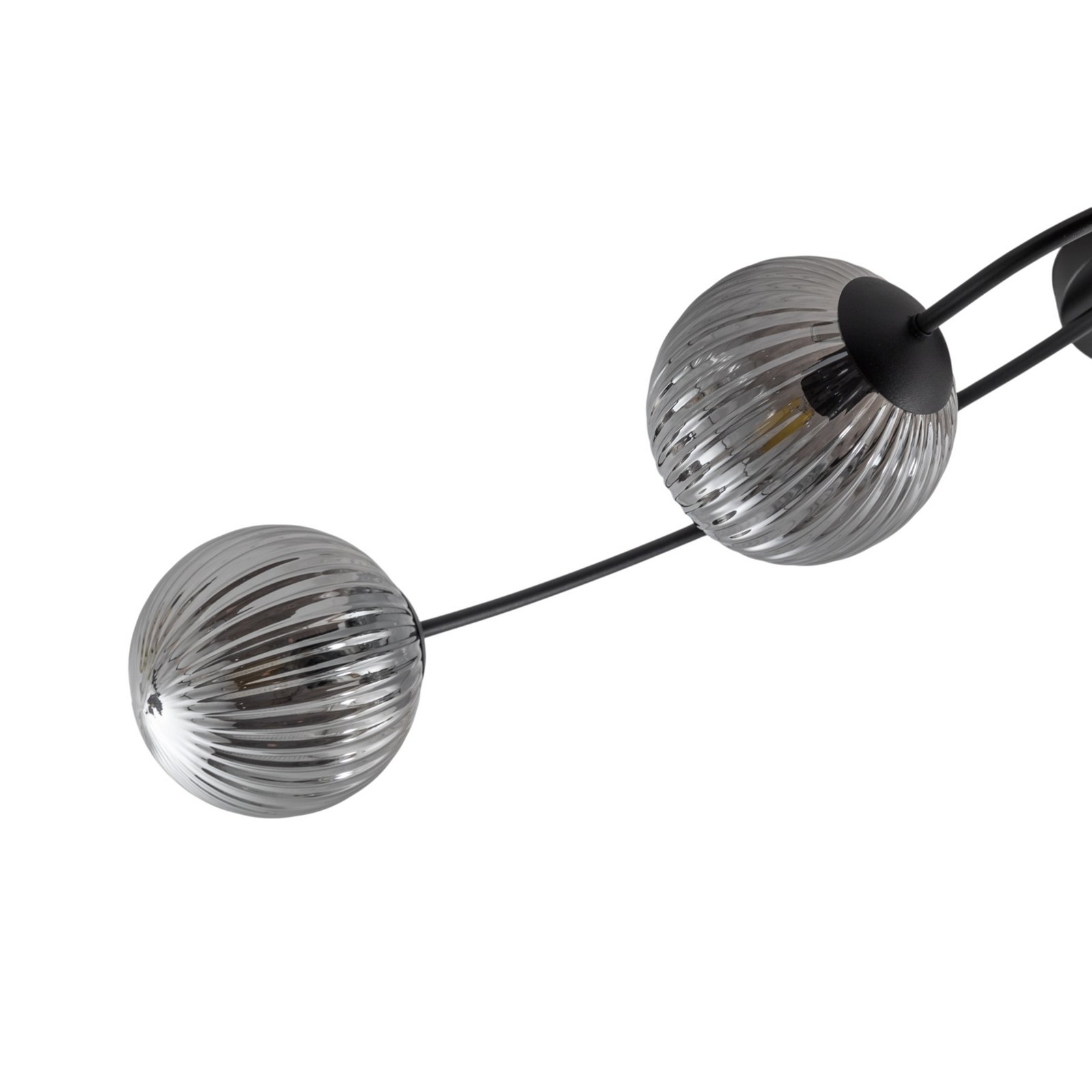 Vibra laevalgusti, suitsuhall/must, pikkus 110 cm, 4-valgusti.