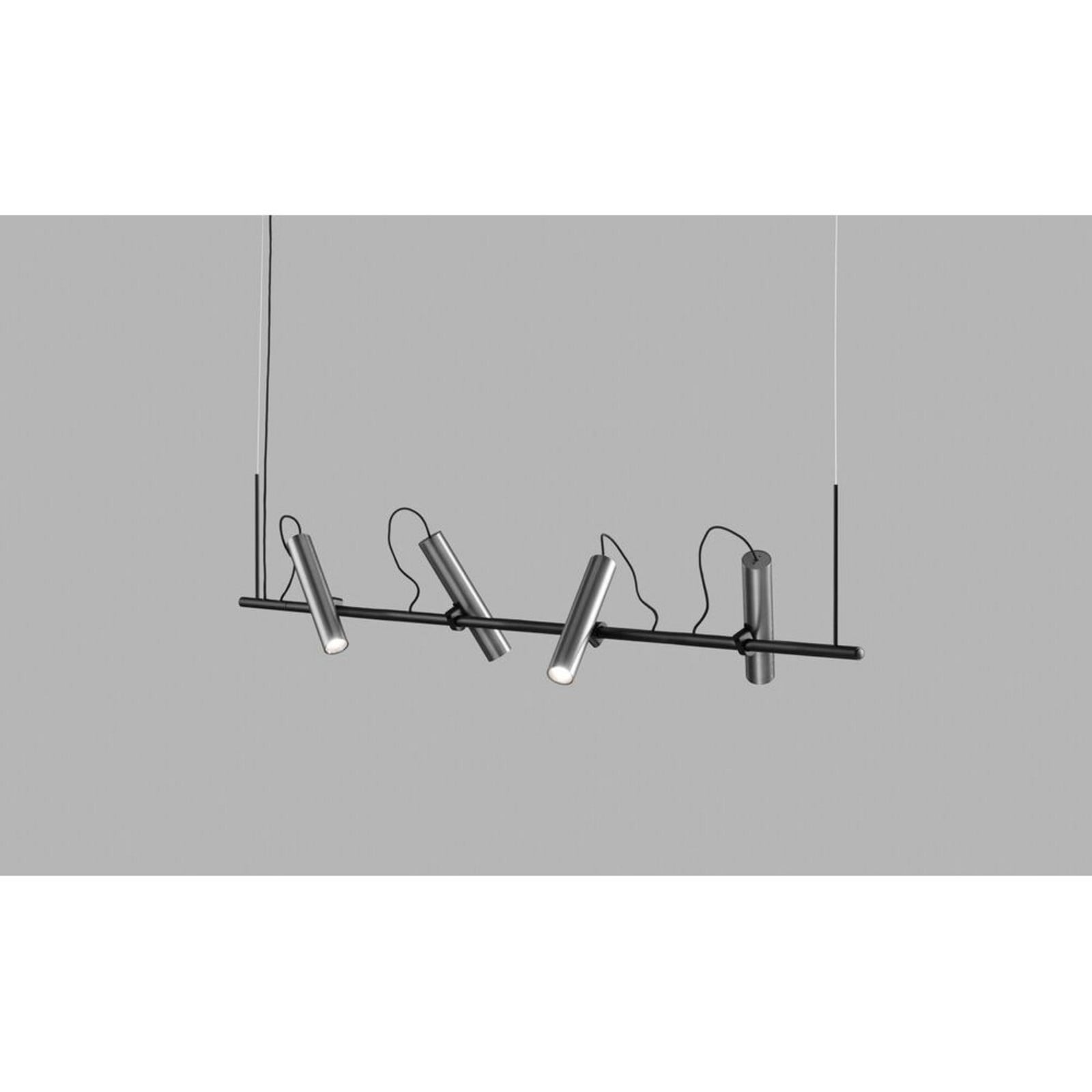 Spirit S1500 pendellampe, sølv/sort LIGHT-POINT - Stue - Aluminium