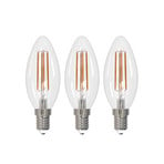 Arcchio LED lamp E14 kaars, set van 3, 3000 K