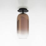 Artemide Gople Mini plafoniera, bronzo/nero