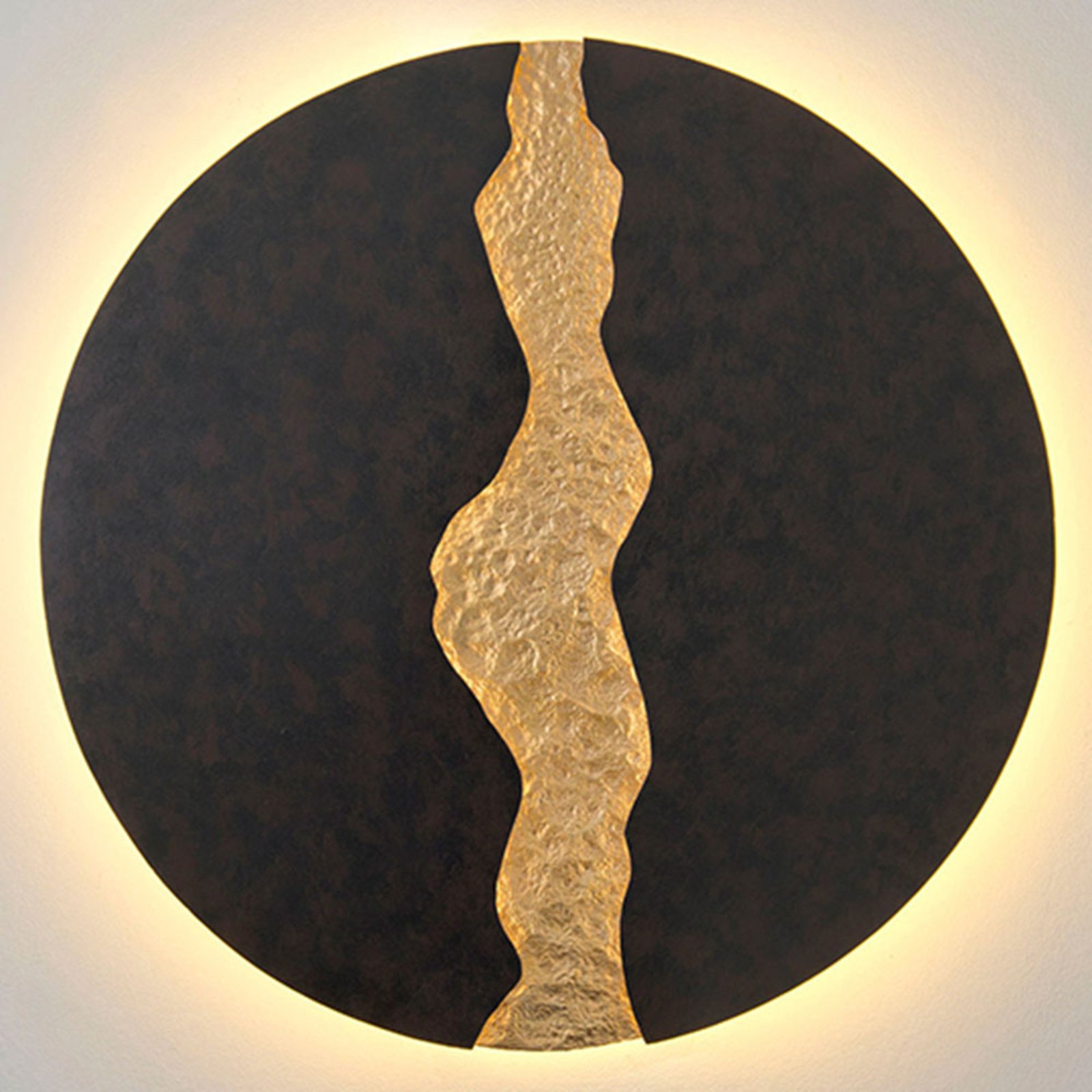 LED-Wandlampe Lava, Ø 80 cm
