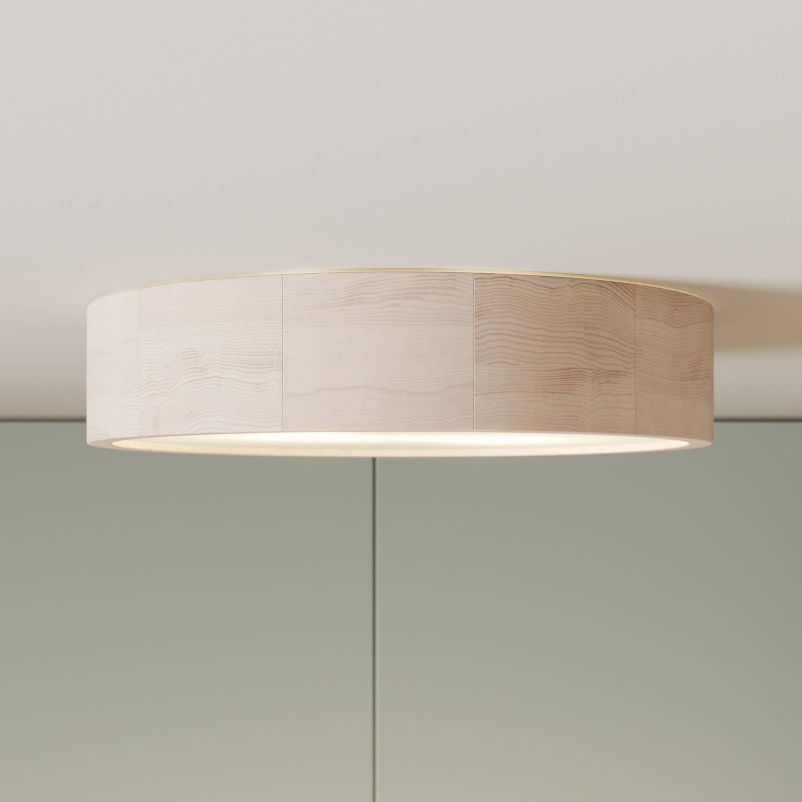 Envostar Kerio lampa sufitowa, Ø 37 cm, biała