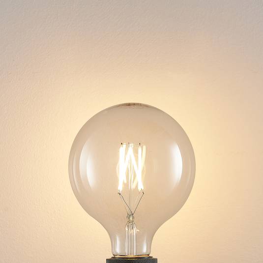 LED-lamppu E27 8W 2.700K G125 globe filamentti