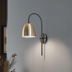 Wall light Tattoo 3321, antique gold, metal, Ø 16 cm