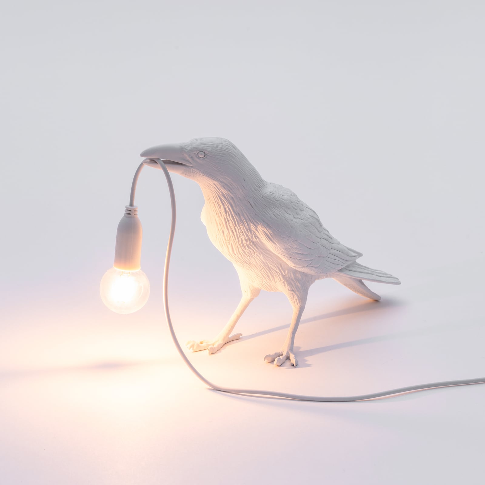 Bird Lamp Waiting Table Lamp Outdoor White - Seletti Bird Lamp Waiting Table Lamp Outdoor White - Seletti