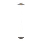 Vitrum LED-Stehlampe, grau Aluminium/Glas Touchdimmer - PURE