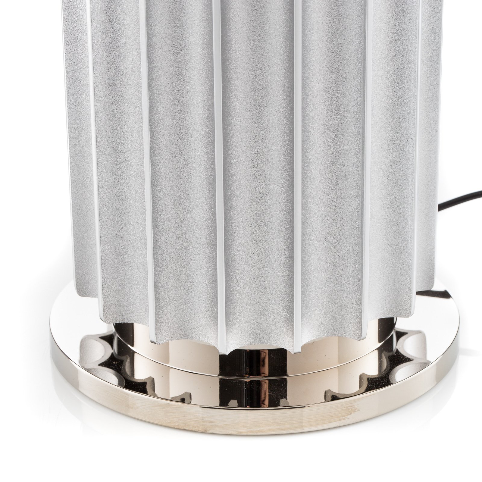 FLOS Taccia small - LED-bordslampa, aluminium
