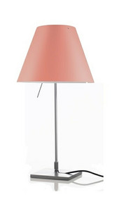Costanzina Lampa Stołowa Edgy Pink - Luceplan
