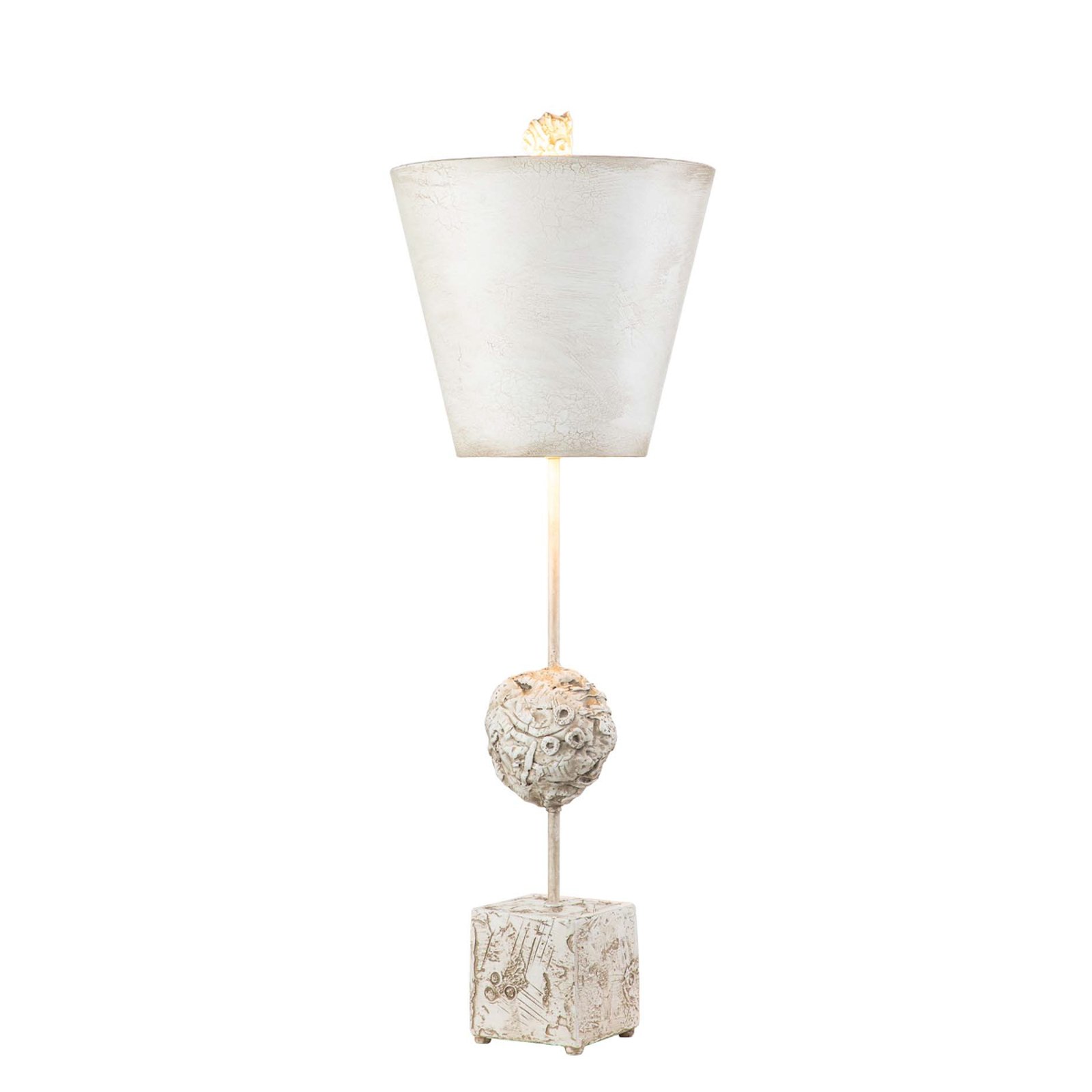 Petra table lamp in antique white