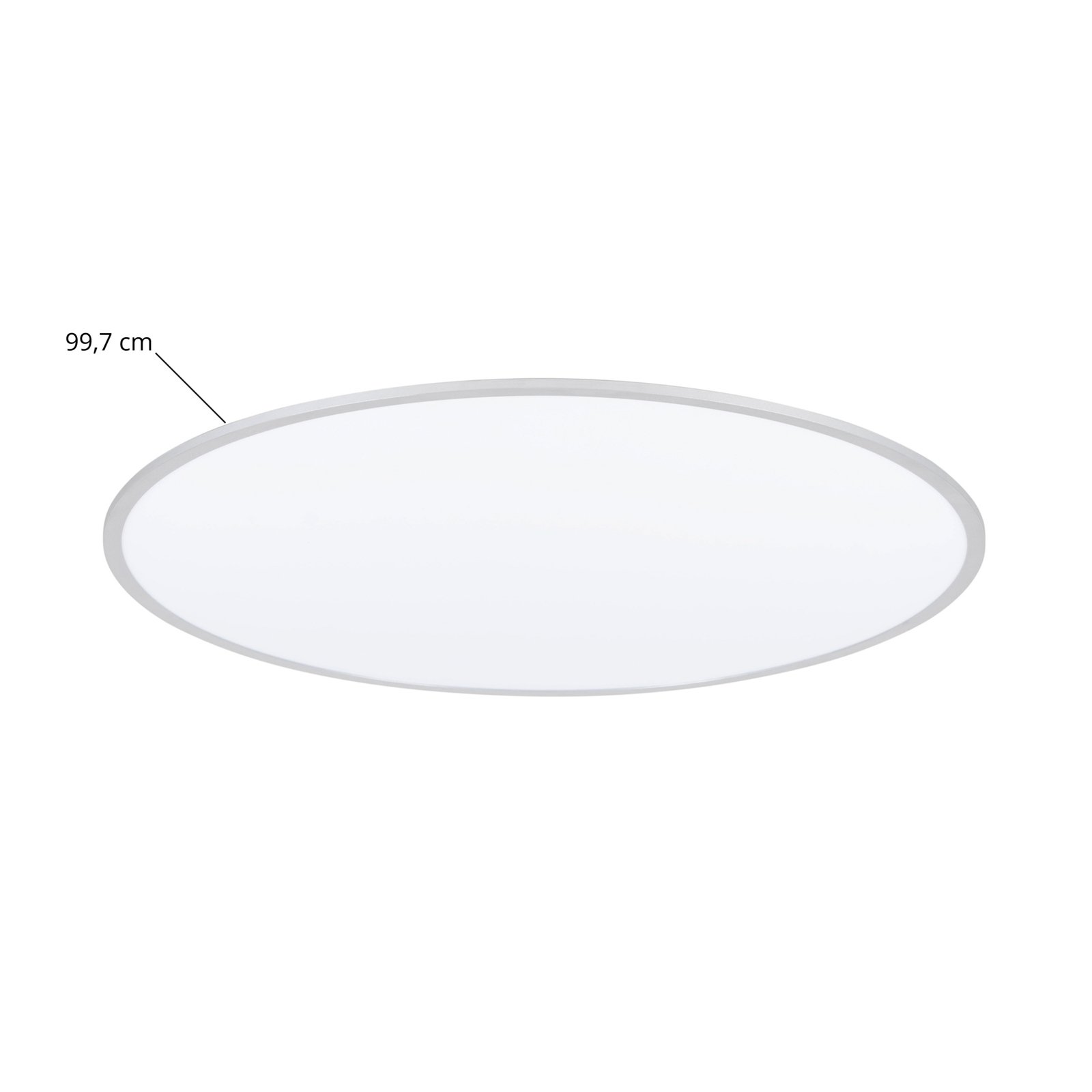Narima LED Ceiling Lamp 4.000K Ø100 White/Silver - Lindby