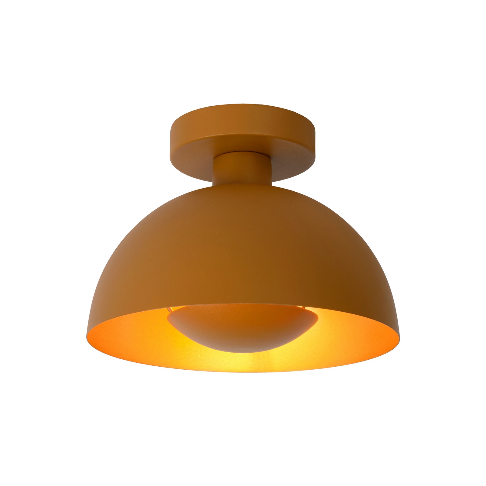 Siemon ceiling light steel Ø 25 cm ochre yellow