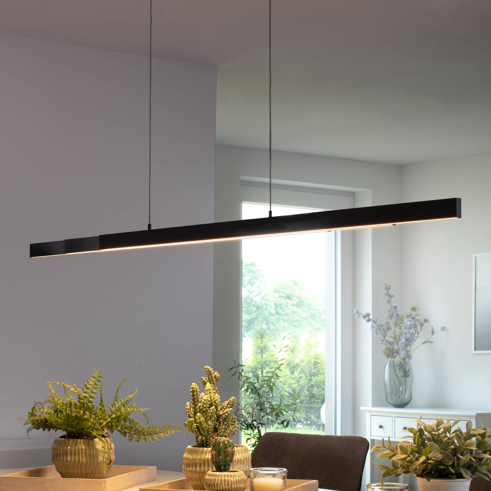 Q-Smart-Home Paul Neuhaus Q-ARIAN LED-pendellampa antracit