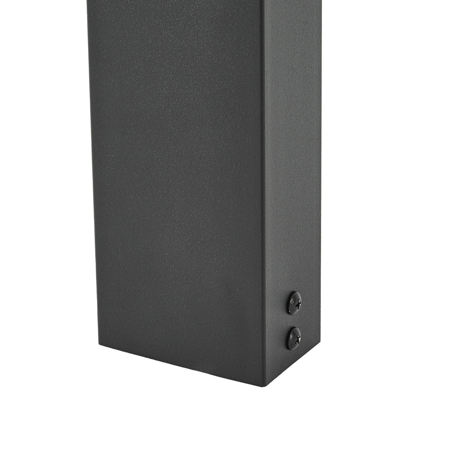 Tarlson LED solar path light, round, anthracite, sensor - PRIOS