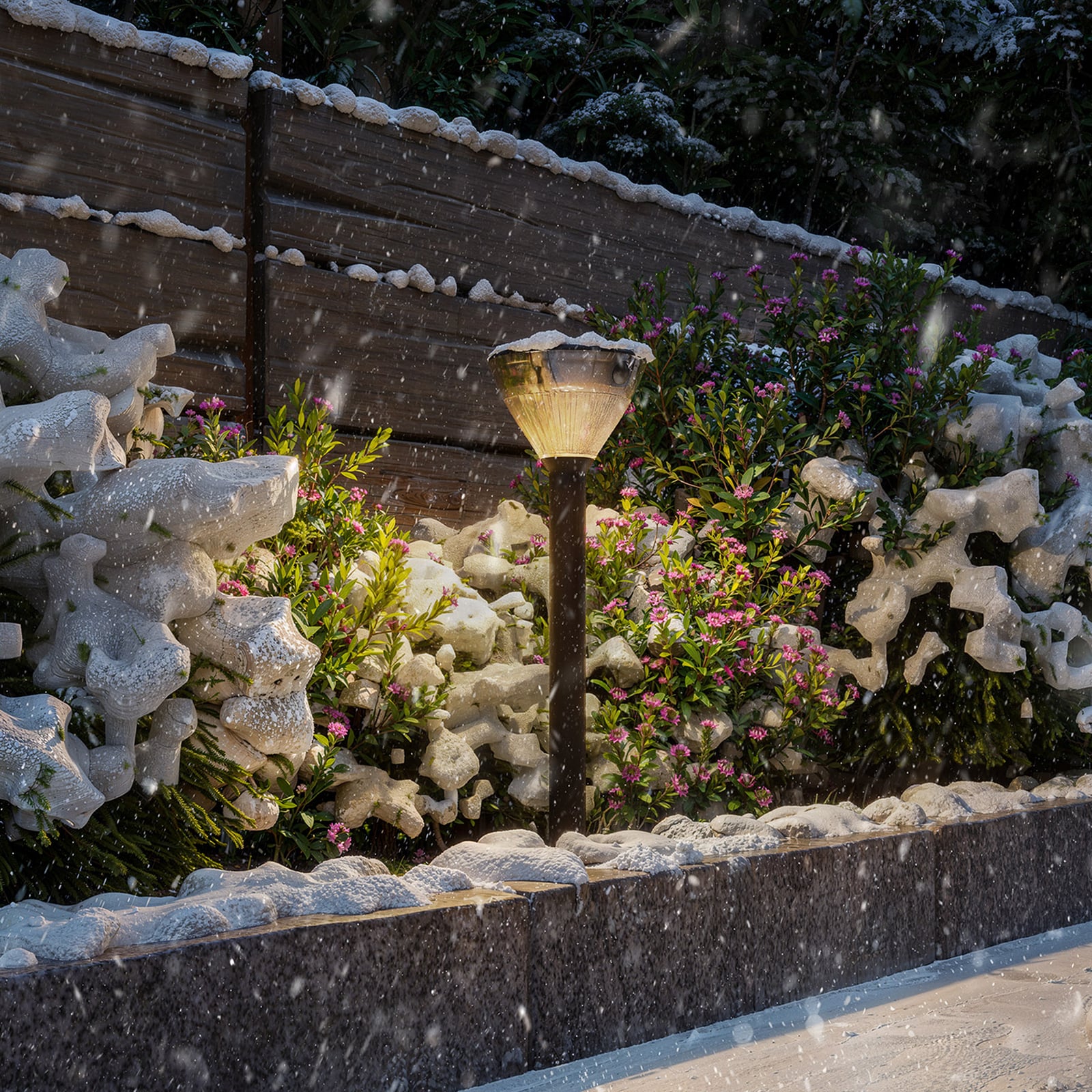 „Philips“ LED saulės energija maitinamas kelio šviestuvas „Kyna“, juodos „Philips“ LED saulės energija maitinamas kelio šviestuvas „Kyna“, juodos