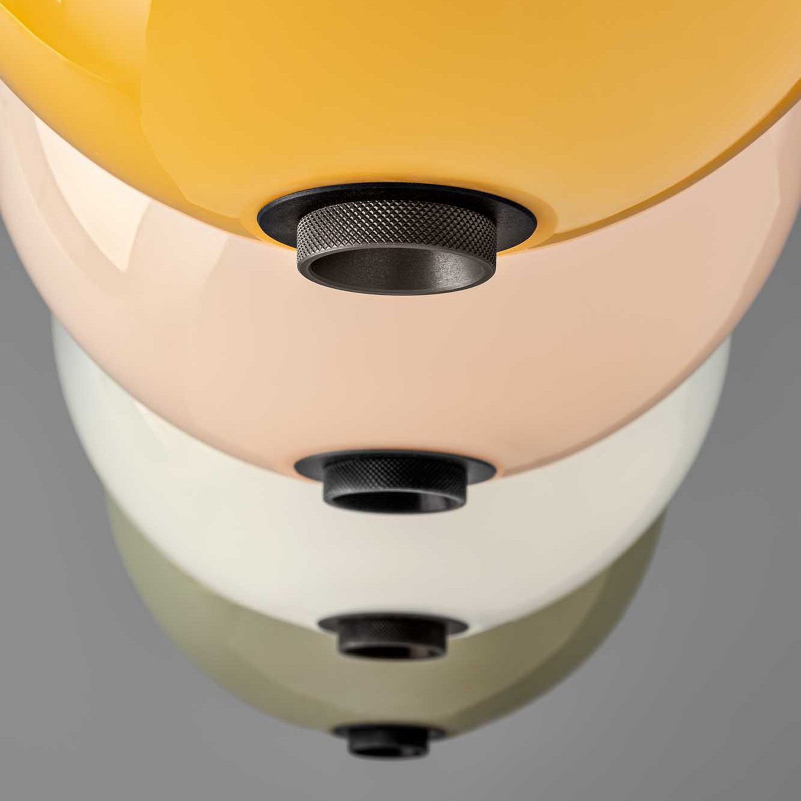 OLEV LED-Hängeleuchte BEAM STICK NUANCE, weiß, Ø 20 cm, 927