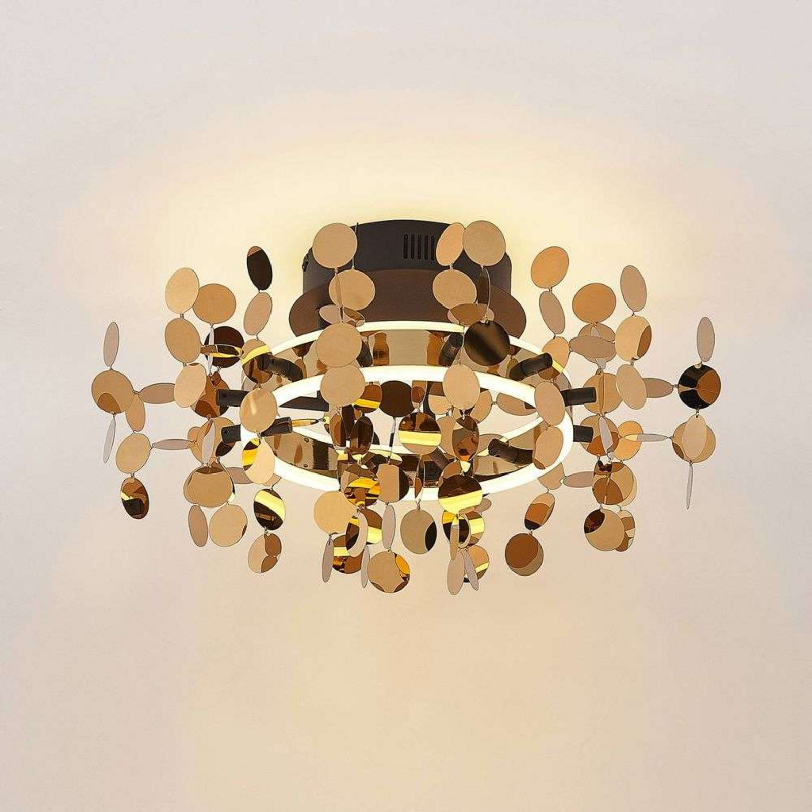 Glimmo LED Plafond Brass - Lucande