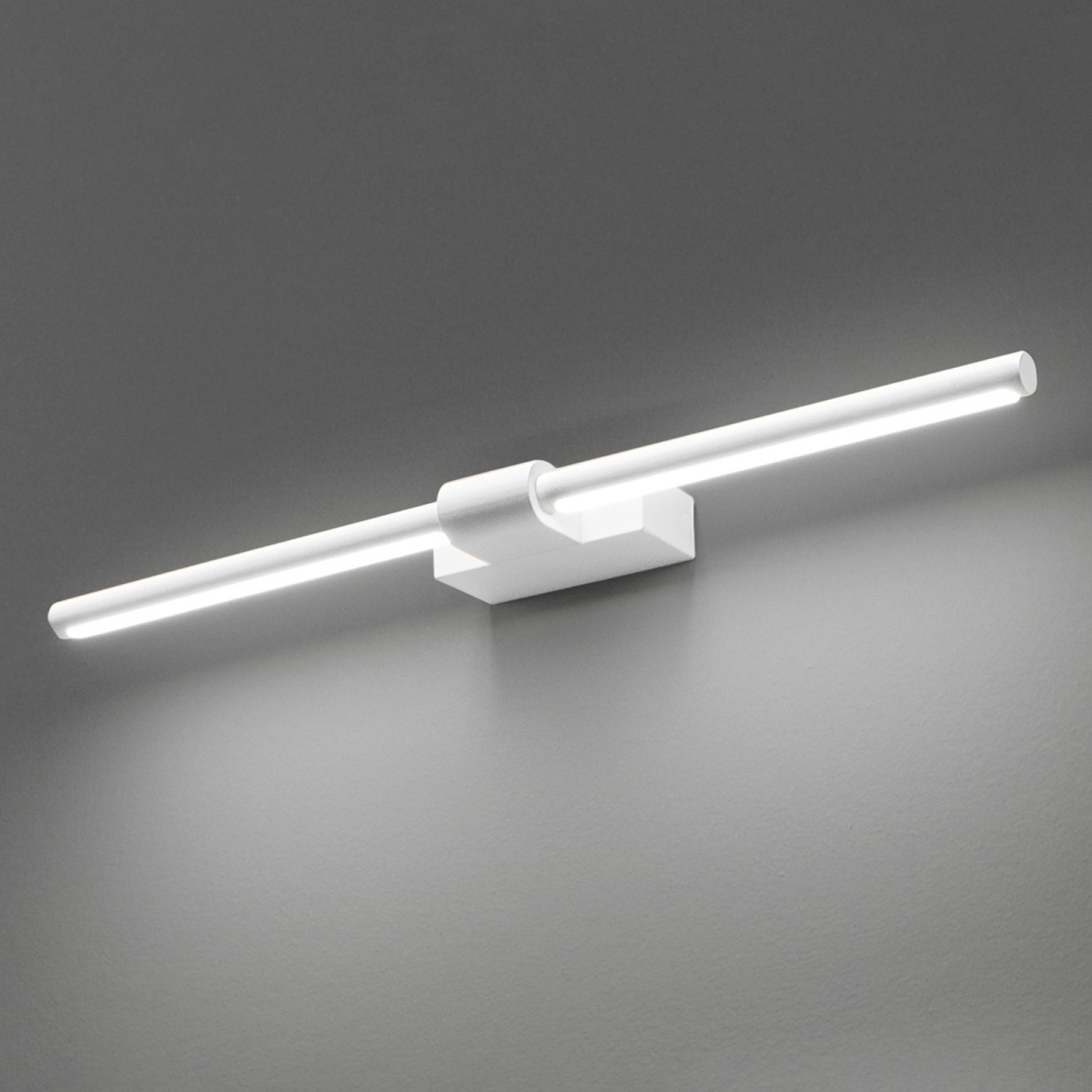 Perenz Line LED wall light with rotatable diffuser, for Bathroom, metal, acrylic, 12 W, energy efficiency: A, W: 64 cm, H: 4 cm