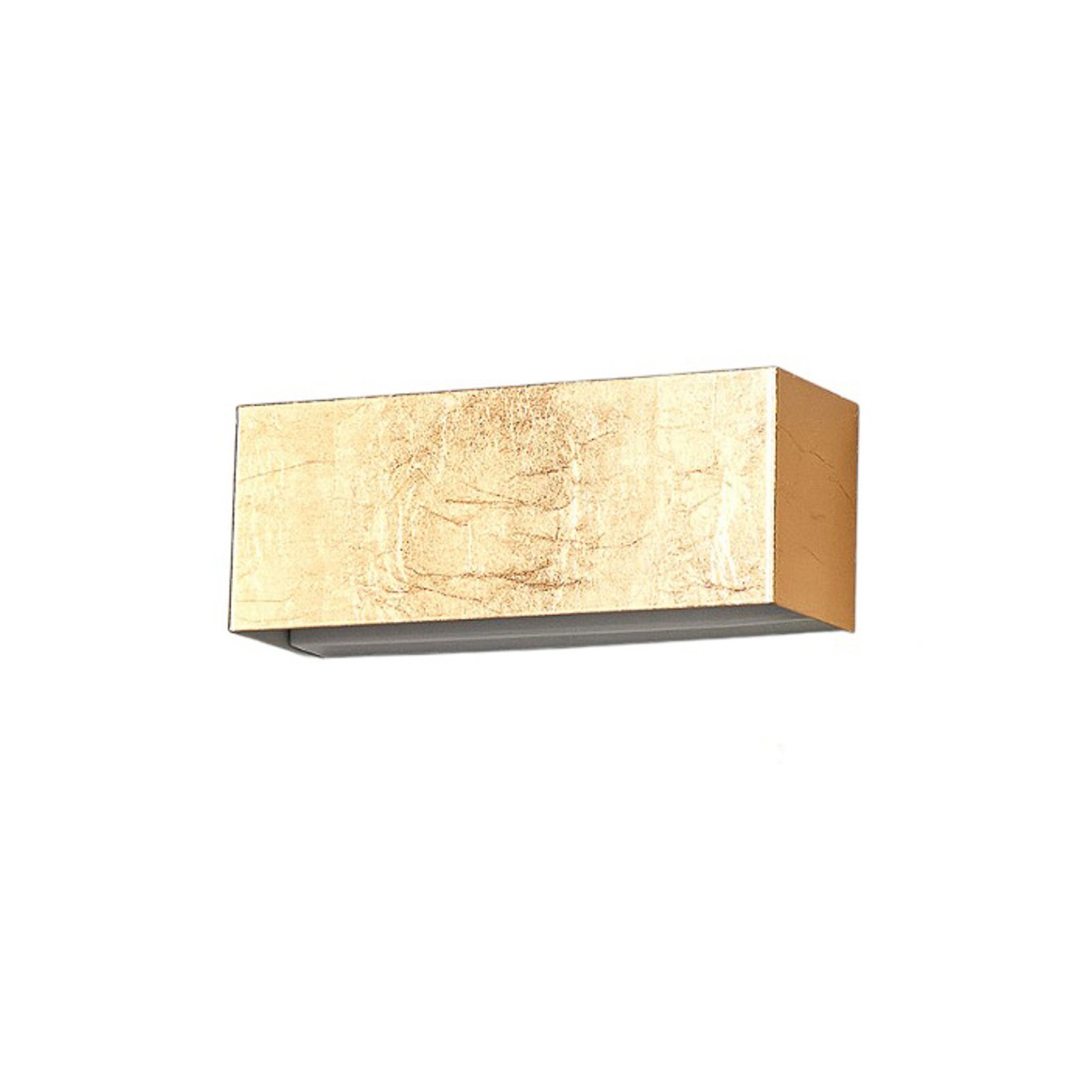 LED-Wandlampe Quentin, gold, 23 cm breit