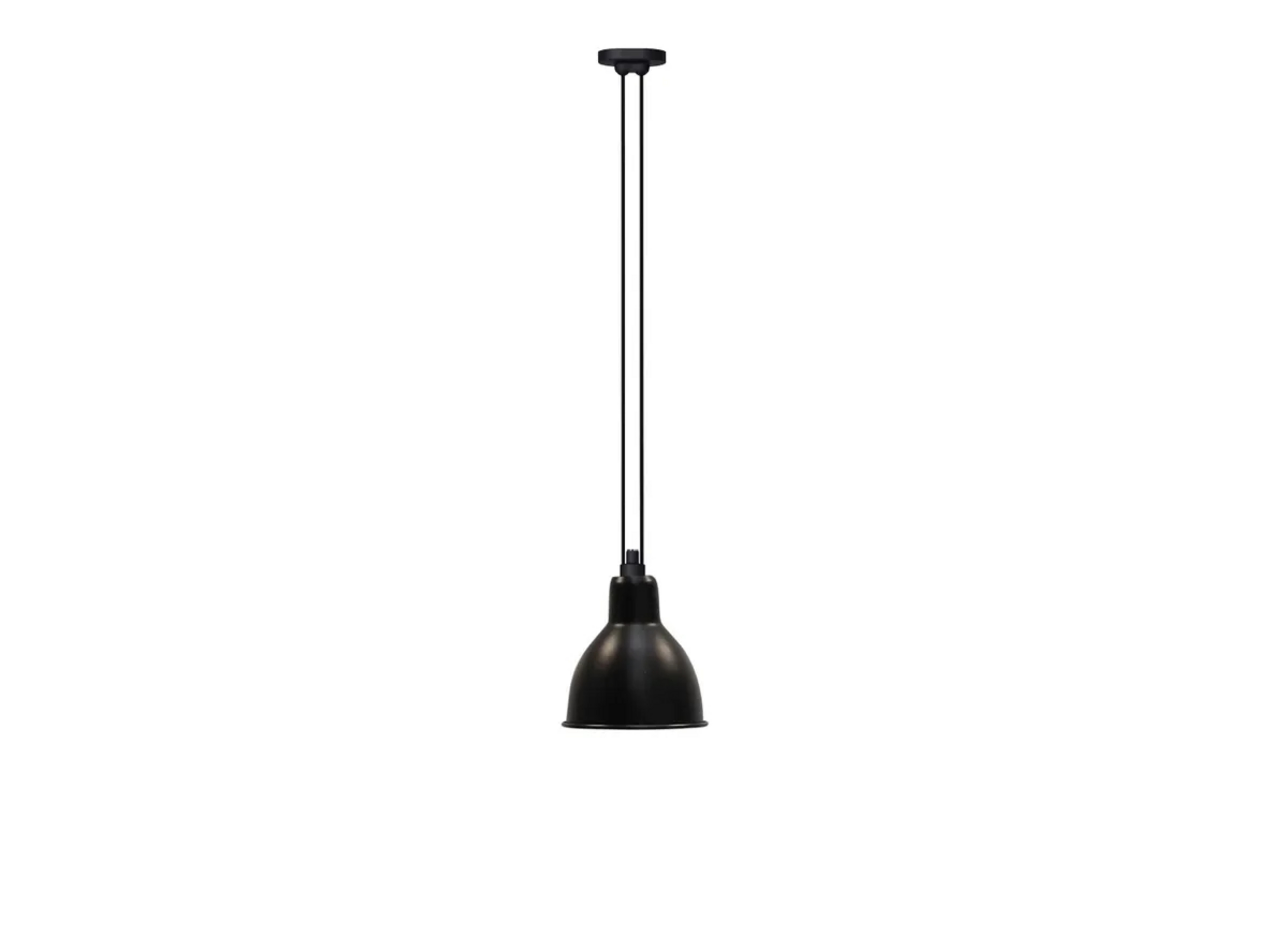 322 XL Suspension Round Black - Lampe Gras