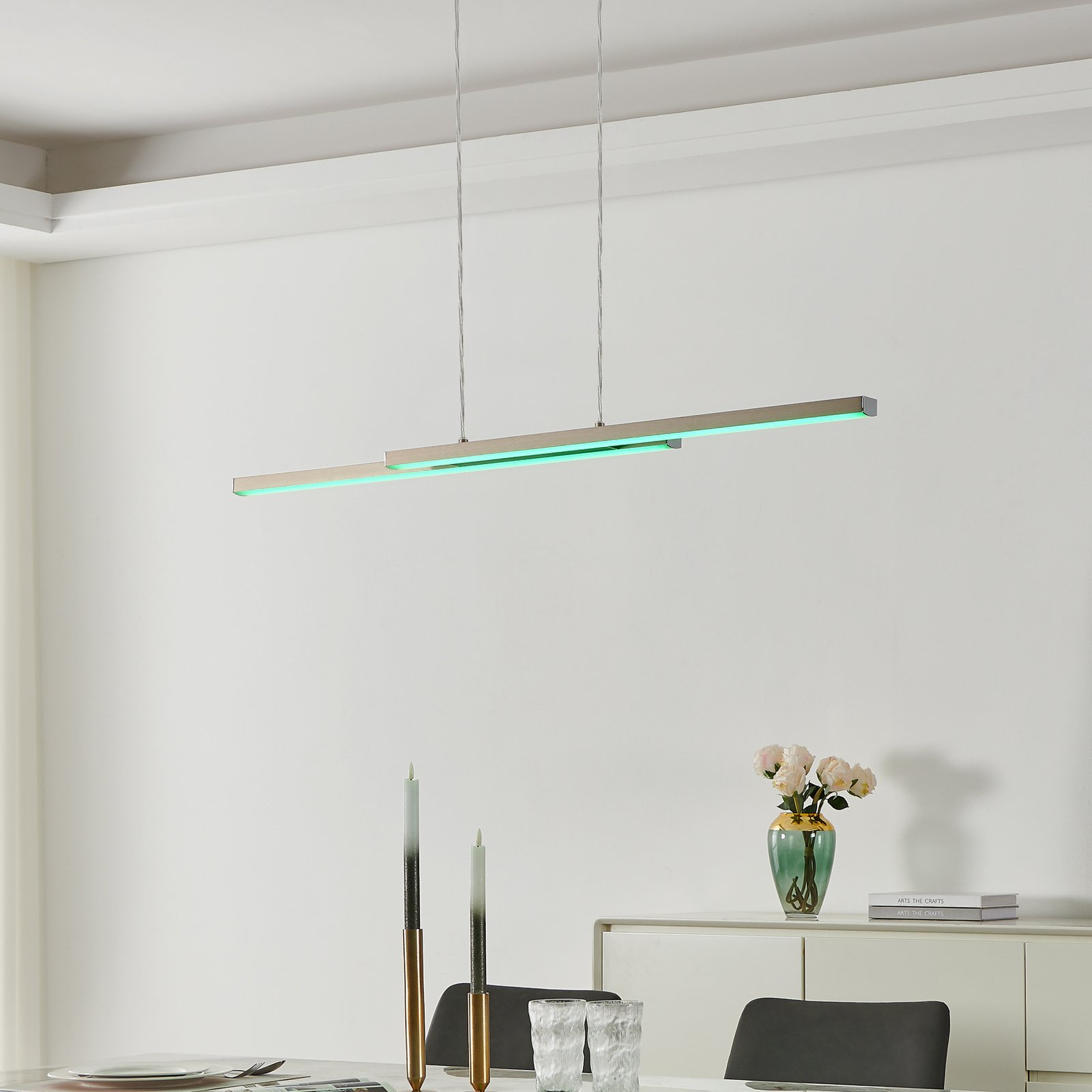 EGLO connect Fraioli-Z LED rippvalgusti nikkel EGLO connect Fraioli-Z LED rippvalgusti nikkel