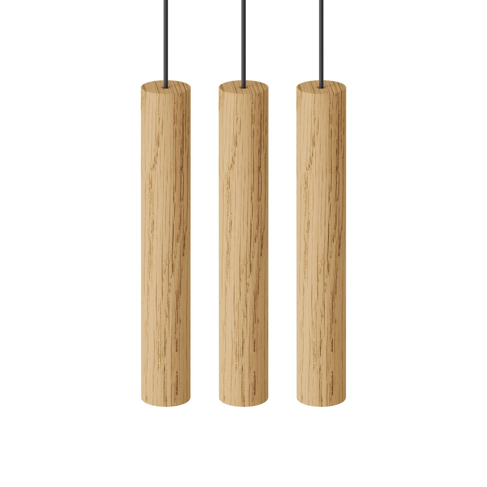 Umage Chimes Cluster 3 riippuvalaisin vaalea tammi - design lamppu Olohuoneen/ruokailutila