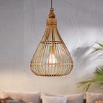 Suspension Amsfield en bambou, forme de poire