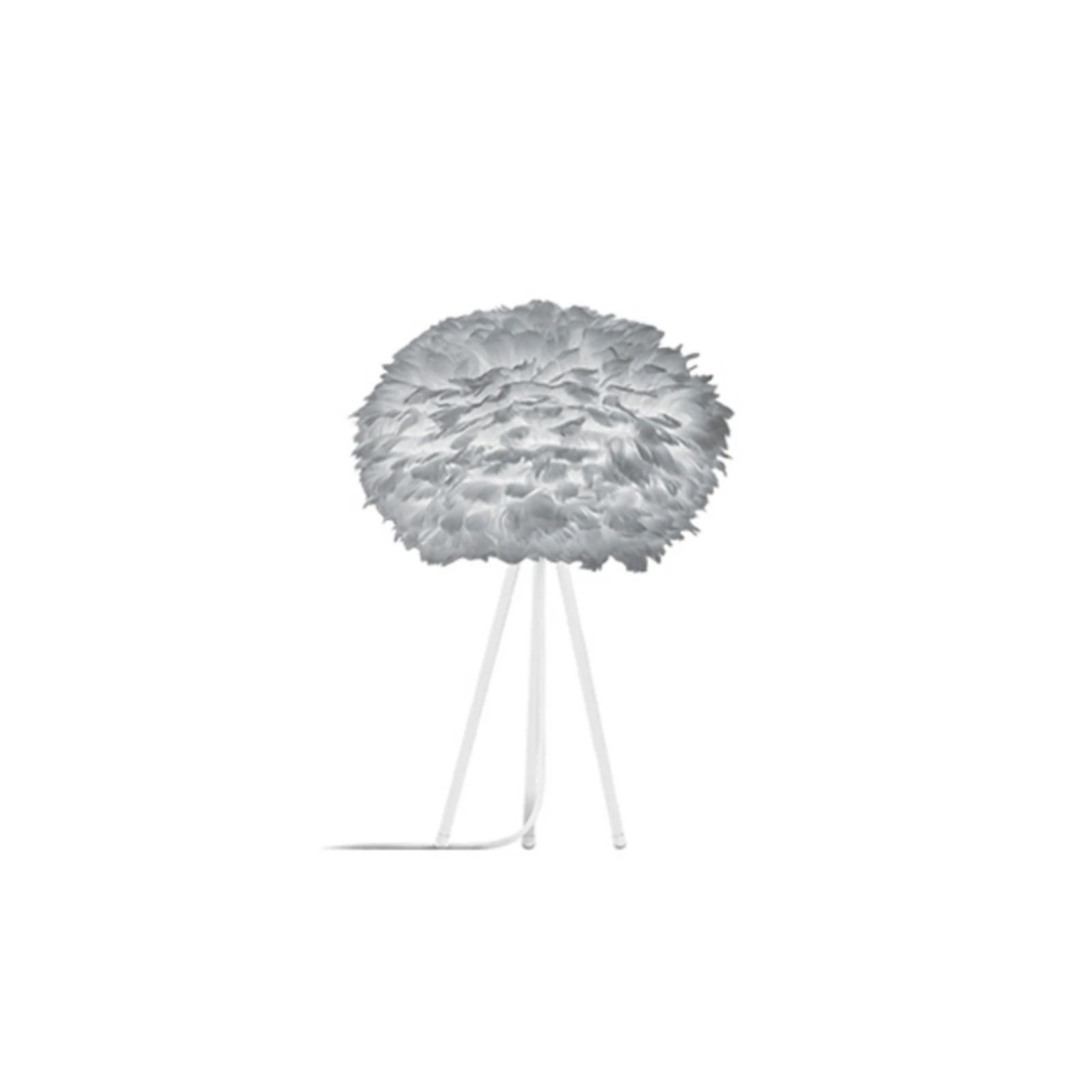 UMAGE Eos medium lámpara de mesa gris claro