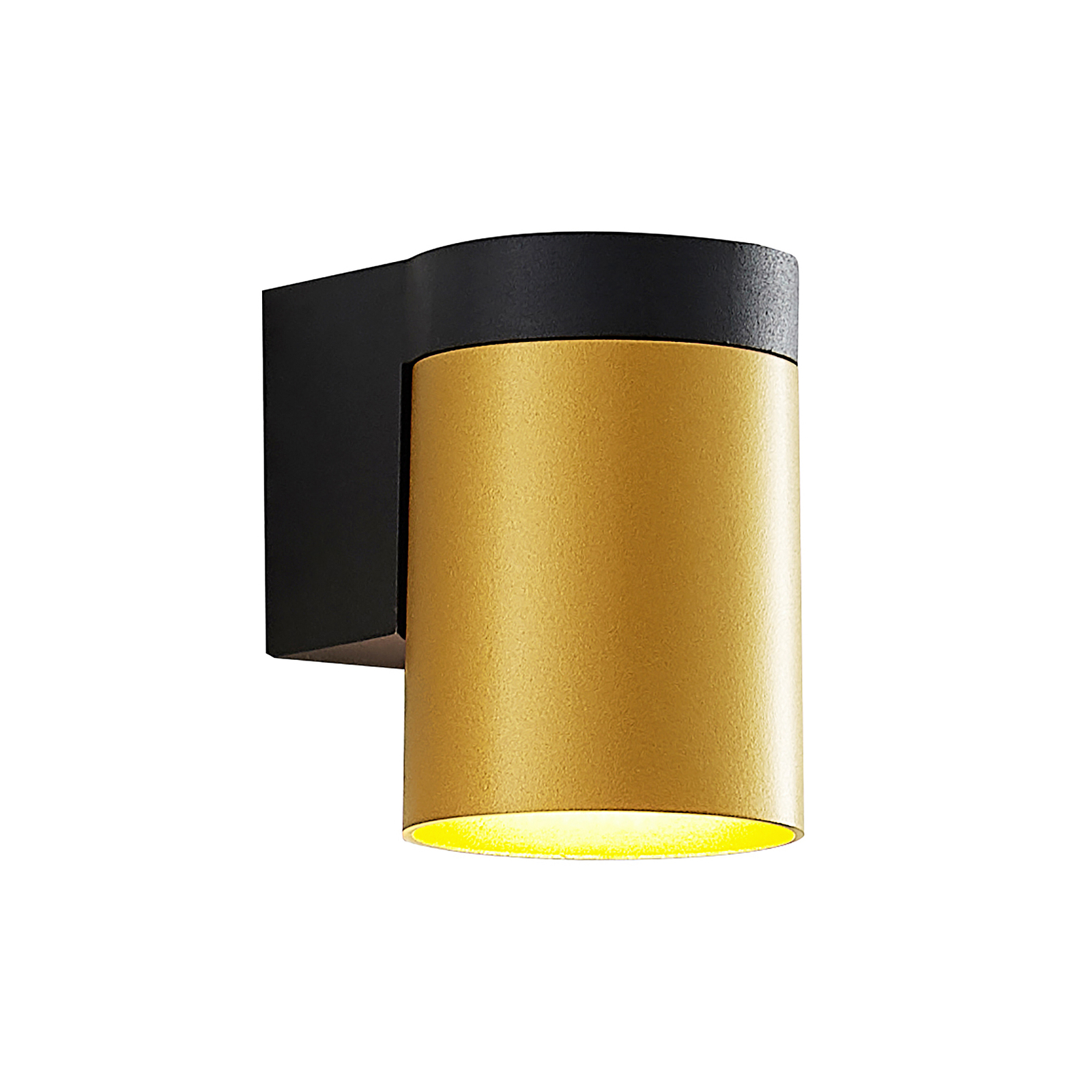 Arcchio Asra wall light, 1-bulb, gold