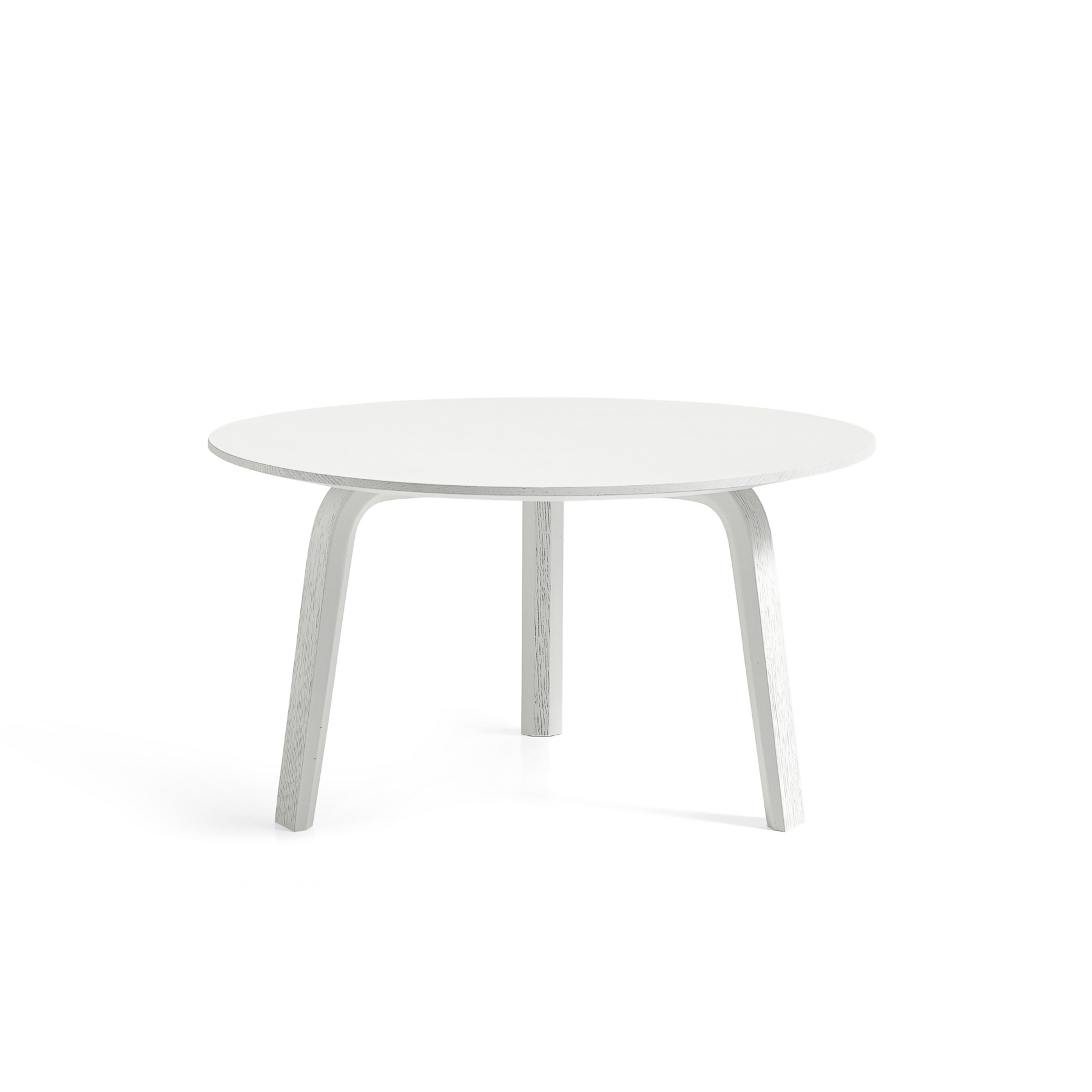 Bella coffee table, white, Ø60 x H32 cm, oak - HAY