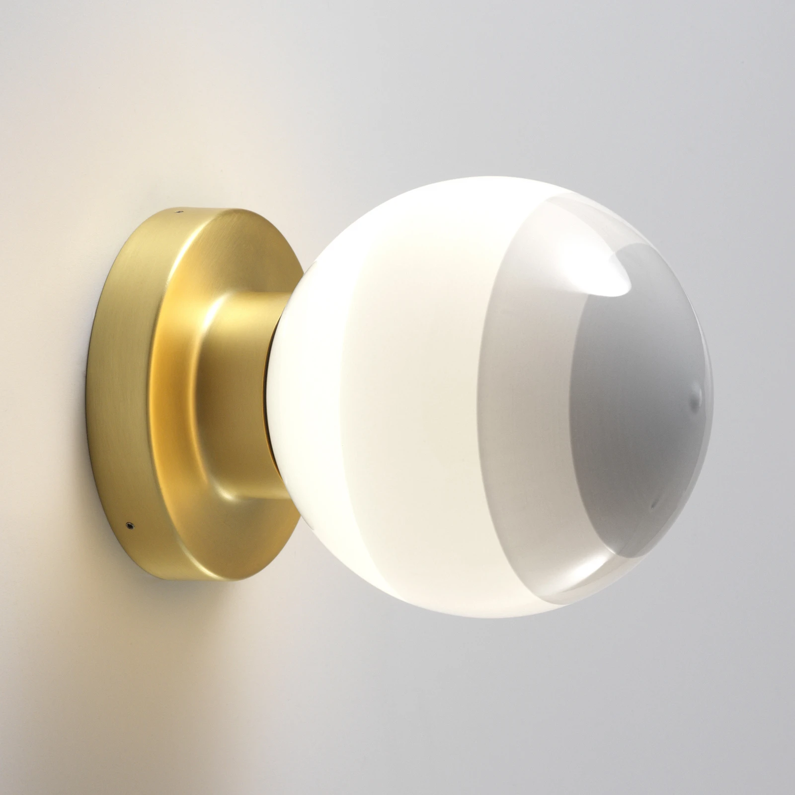 MARSET LED-Wandlampe Dipping Light A2, weiß/gold