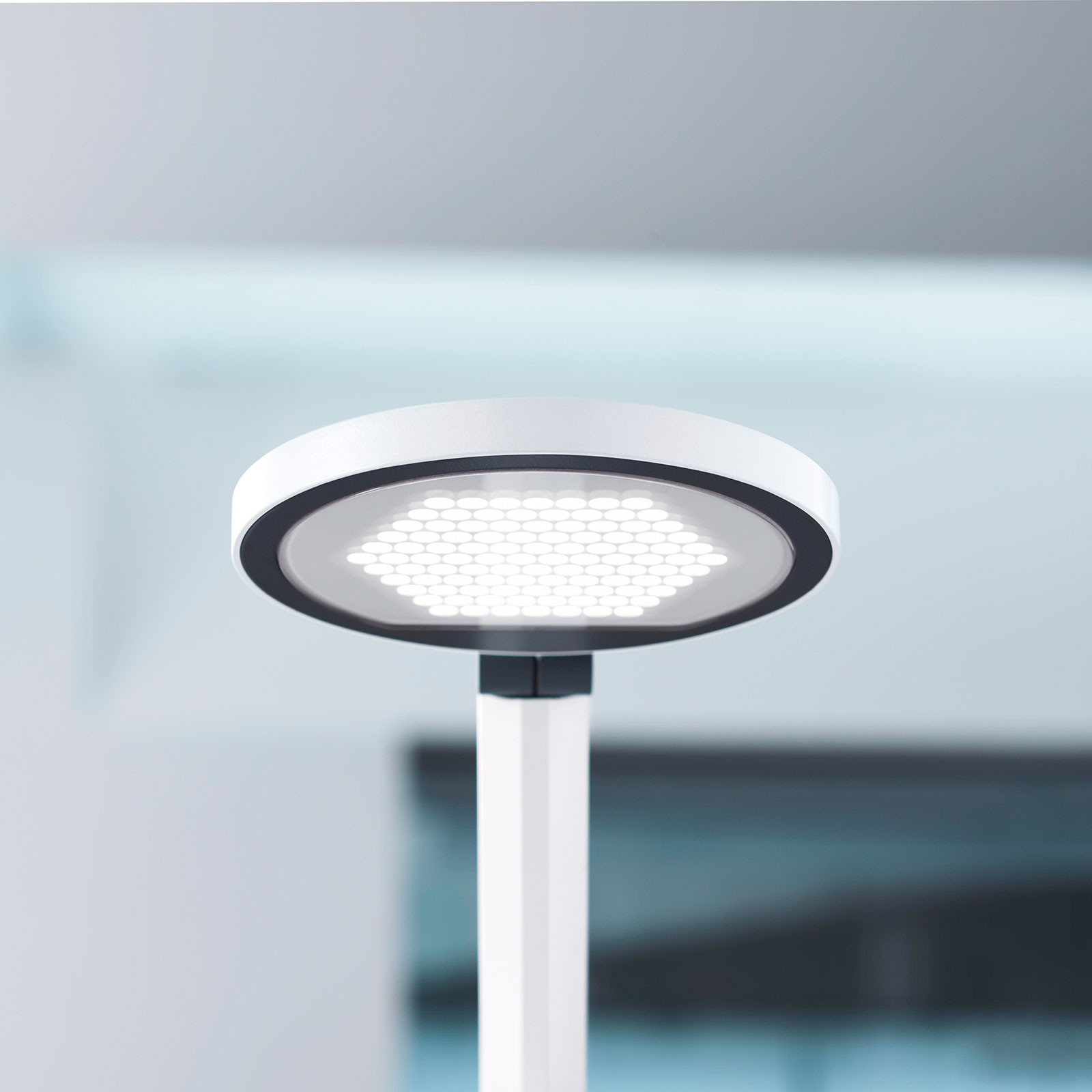 Waldmann Lampă de masă cu LED PARA.MI FTL 102 R alb 930 - Studiu / Birou - Metal