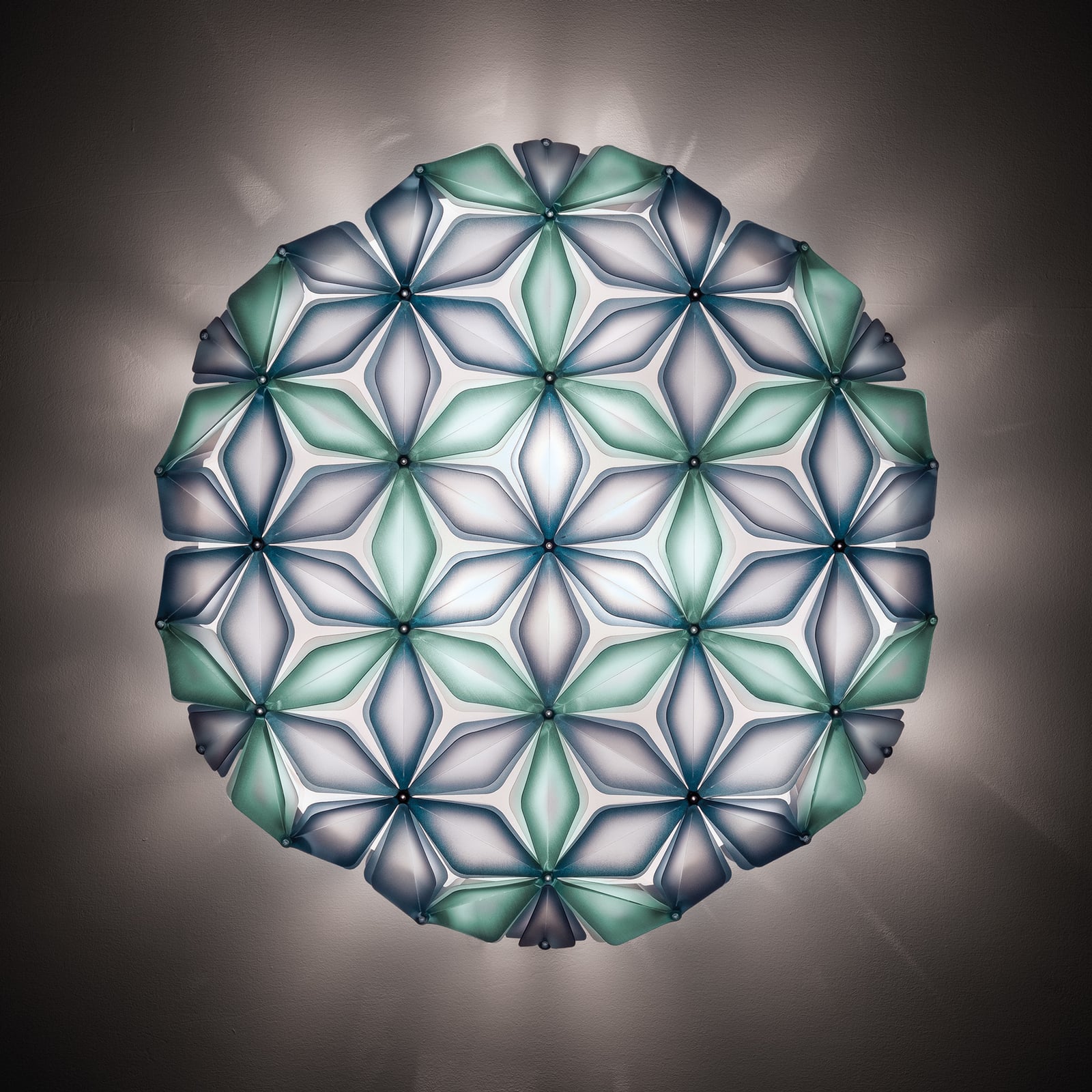 La Vie L Deckenleuchte, Breite 71cm, blau - Slamp