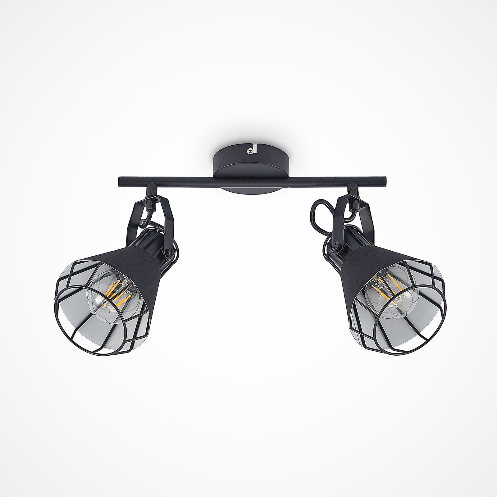 Lindby Yusei spotlight, two-bulb