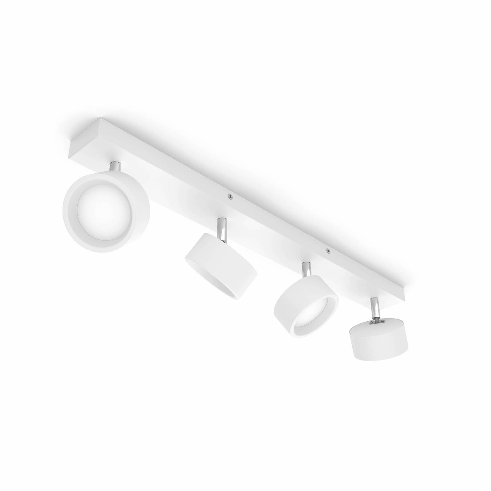 Philips Bracia LED-Deckenspot vierflammig, weiß
