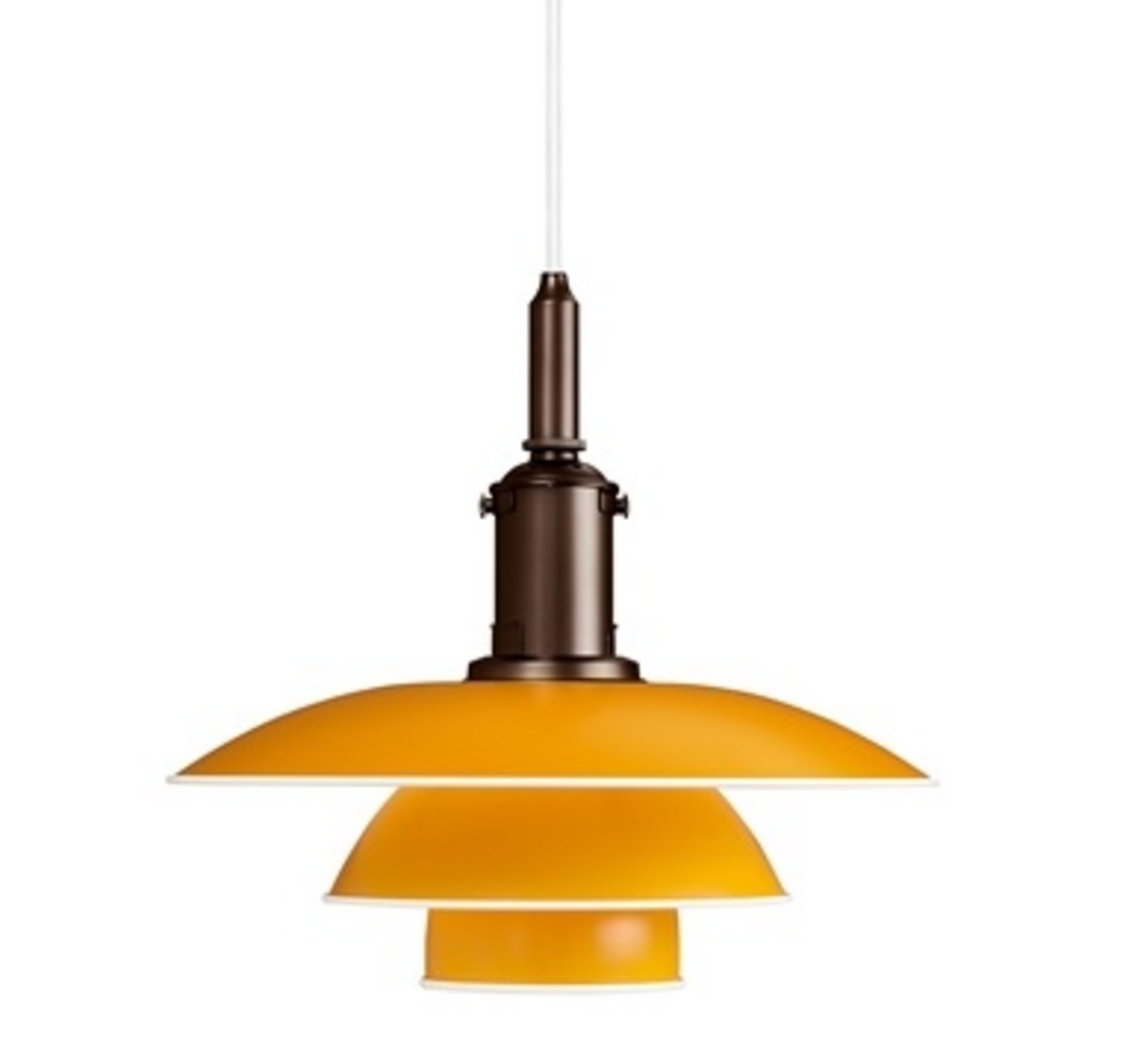 PH 3½-3 Ombra Media  per Lampada a Sospensione Yellow/Metallo - Louis Poulsen