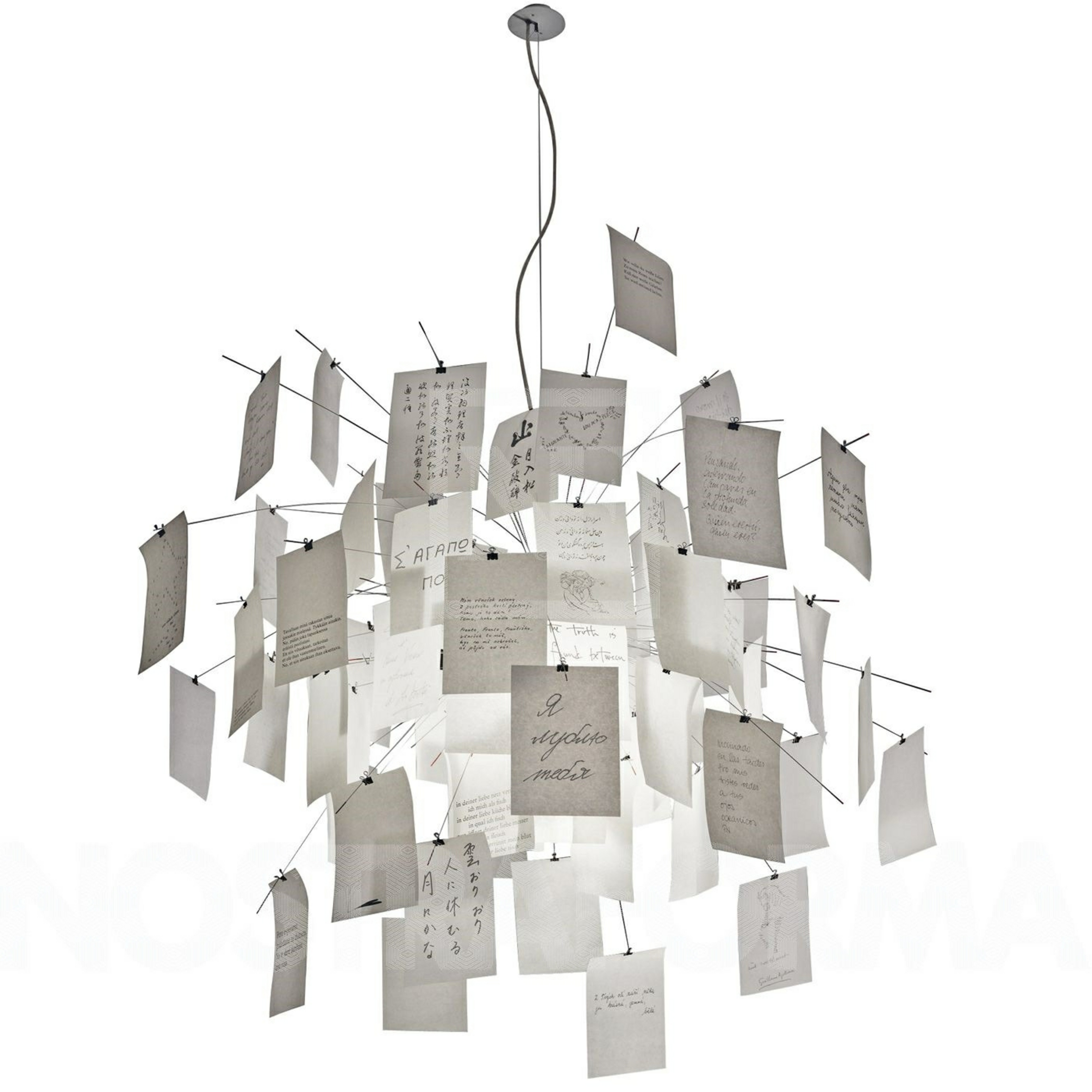 Zettel'z Lampa 5 Lampa Wisząca - Ingo Maurer