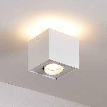 Arcchio Walisa plafón LED, angular, blanco